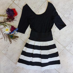 Black and white dress